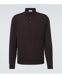 Lardini - Virgin Wool Polo Sweater - Lyst