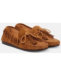 Isabel Marant - Fitza Fringed Suede Loafers - Lyst