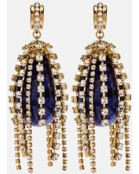 Chloé - Crystal-Embellished Drop Earrings - Lyst