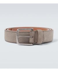 Tod's - Suede Belt - Lyst