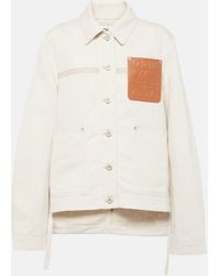 Loewe - Workwear Jacket In Ecru - Lyst