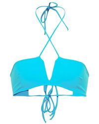 Nensi Dojaka - Top Bikini Con Scollo All'Americana - Lyst