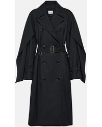 Burberry - Trench in misto lana - Lyst