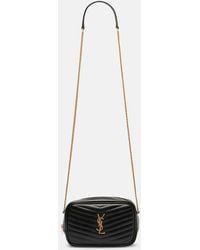 Saint Laurent - Lou Mini Matelasse Leather Camera Bag - Lyst