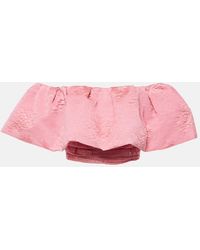 Rebecca Vallance - Zelie Crop Top - Lyst