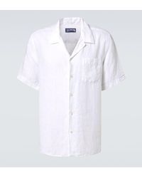 Vilebrequin - Charli Linen Bowling Shirt - Lyst