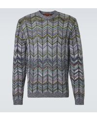 Missoni - Zigzag Cotton Sweater - Lyst