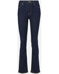 FRAME - Le High Straight Long Jeans - Lyst