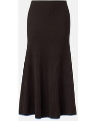 Proenza Schouler - Label Carly Ribbed-Knit Midi Skirt - Lyst