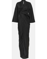 Rick Owens - Satin Wrap Gown - Lyst