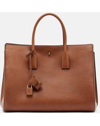 Saint Laurent - Sac De Jour Large Leather Tote Bag - Lyst