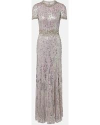 Jenny Packham - Celeste Embellished Gown - Lyst