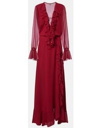 Bananhot - Bellen Ruffled Maxi Dress - Lyst
