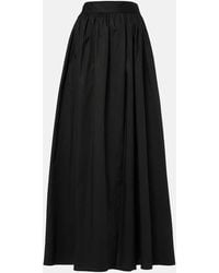 Adriana Degreas - Gathered Cotton Maxi Skirt - Lyst