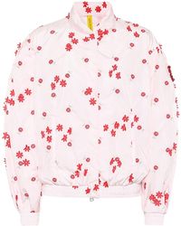 Moncler Genius 4 MONCLER SIMONE ROCHA - Piumino Persea con ricamo - Rosa