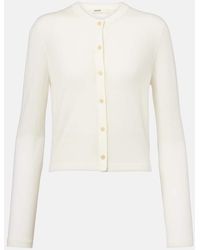 KHAITE - Brieta Wool-Blend Cardigan - Lyst