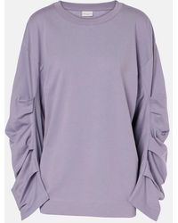 Dries Van Noten - Sweatshirt Aus Baumwoll-Jersey - Lyst
