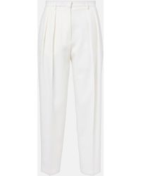 Altuzarra - Emmett High-Rise Wool Tapered Pants - Lyst
