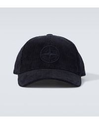 Stone Island - Compass Corduroy Baseball Cap - Lyst