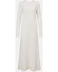 Lisa Yang - Nyla Cable-Knit Cashmere Maxi Dress - Lyst