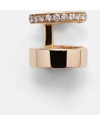 Repossi - Berbere Module 18-Kt Rose Ear Cuff With Diamonds - Lyst