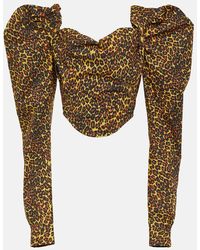 Vivienne Westwood - Sunday Leopard-print Corset Top - Lyst