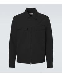 Moncler - Seersucker Overshirt - Lyst