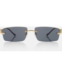 Cartier - Panthere De Cartier Rectangular Sunglasses - Lyst