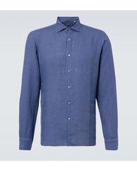 Fedeli - Nick Linen Shirt - Lyst