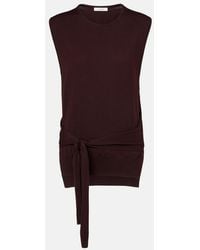 Lemaire - Wool-Blend Top - Lyst