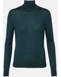 Carolina Herrera - Wool And Silk Turtleneck Sweater - Lyst