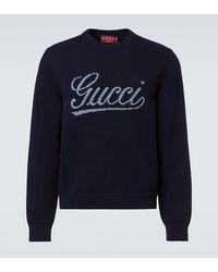 Gucci - Pull En Laine A Logo - Lyst
