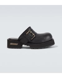 Balenciaga - Venom Leather Mules - Lyst