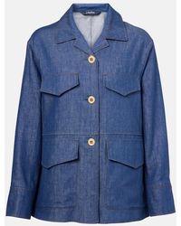 Max Mara - Jacke Ginny Aus Twill - Lyst