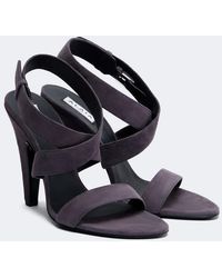 Alaïa - Cone Suede Sandals - Lyst