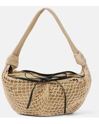 Lemaire - X Filt Tasche Croissant Mit Leder - Lyst