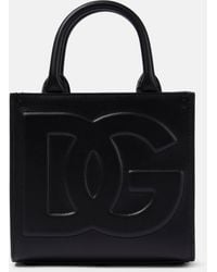 Dolce & Gabbana - Dolcegabbana petit cabas à logo dg - Lyst