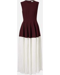 Jonathan Simkhai - Robe Midi Raleigh En Crepe Et Satin - Lyst