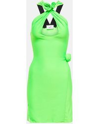 Coperni - Halterneck Jersey Minidress - Lyst