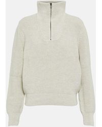 A.P.C. - Alexanne Ribbed Cotton Sweater - Lyst