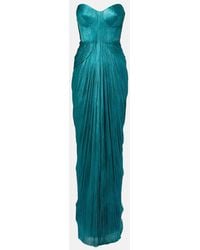 Maria Lucia Hohan - Caly Silk Mousseline Bustier Gown - Lyst