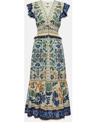 FARM Rio - Ocean Tapestry Dress - Lyst