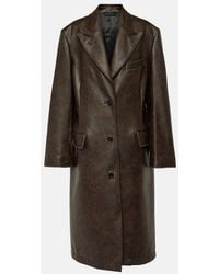 Acne Studios - Ovittor Faux Leather Coat - Lyst