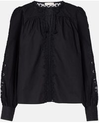 Ulla Johnson - Blouse Kady En Coton A Dentelle - Lyst