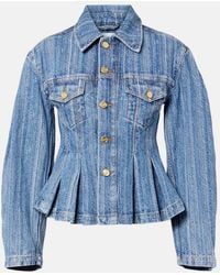 Ganni - Denim Jacket - Lyst