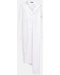 Ann Demeulemeester - Henrietta Cotton Shirt Dress - Lyst