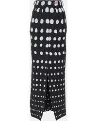 Vivienne Westwood - Polka-dot Wool Maxi Skirt - Lyst