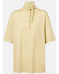 Lemaire - Foulard Cotton Jersey T-Shirt - Lyst