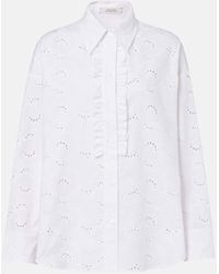 Dorothee Schumacher - Summer Blossom Broderie Anglaise Shirt - Lyst