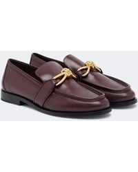 Bottega Veneta - Astaire Knot Leather Loafers - Lyst